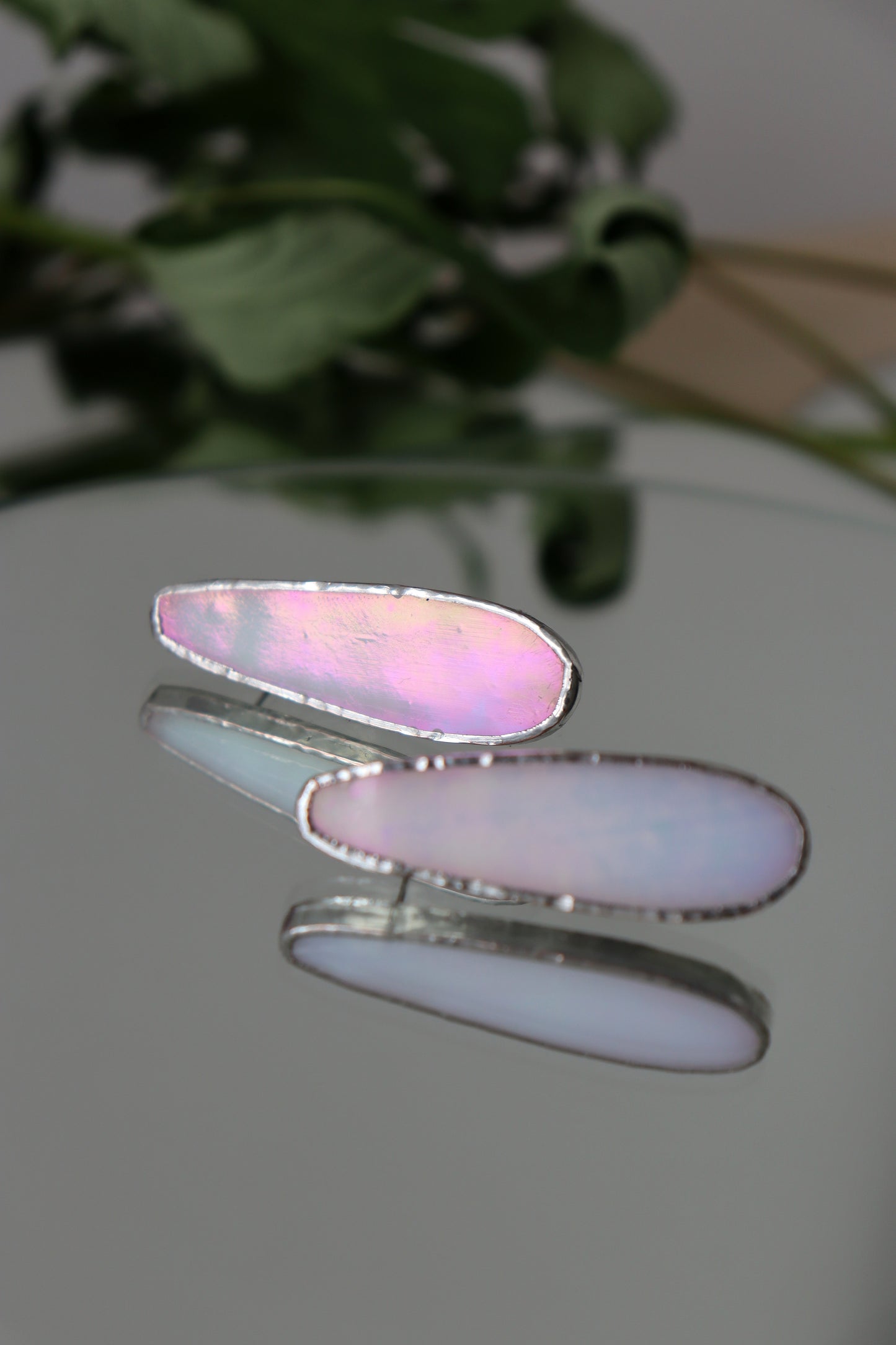 Oval earrings