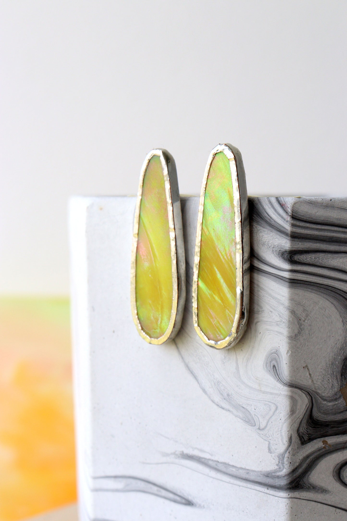 Oval earrings