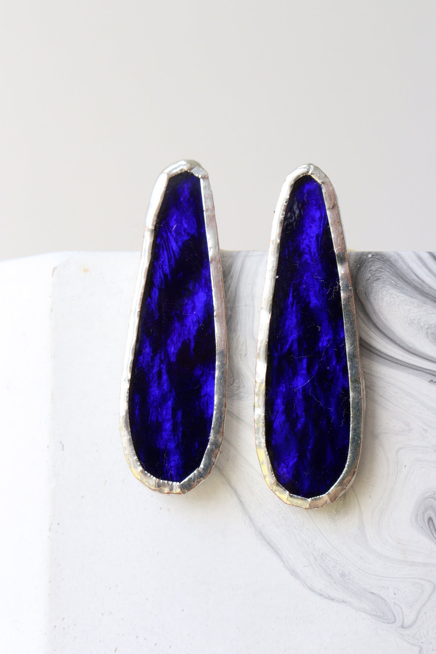 Oval earrings
