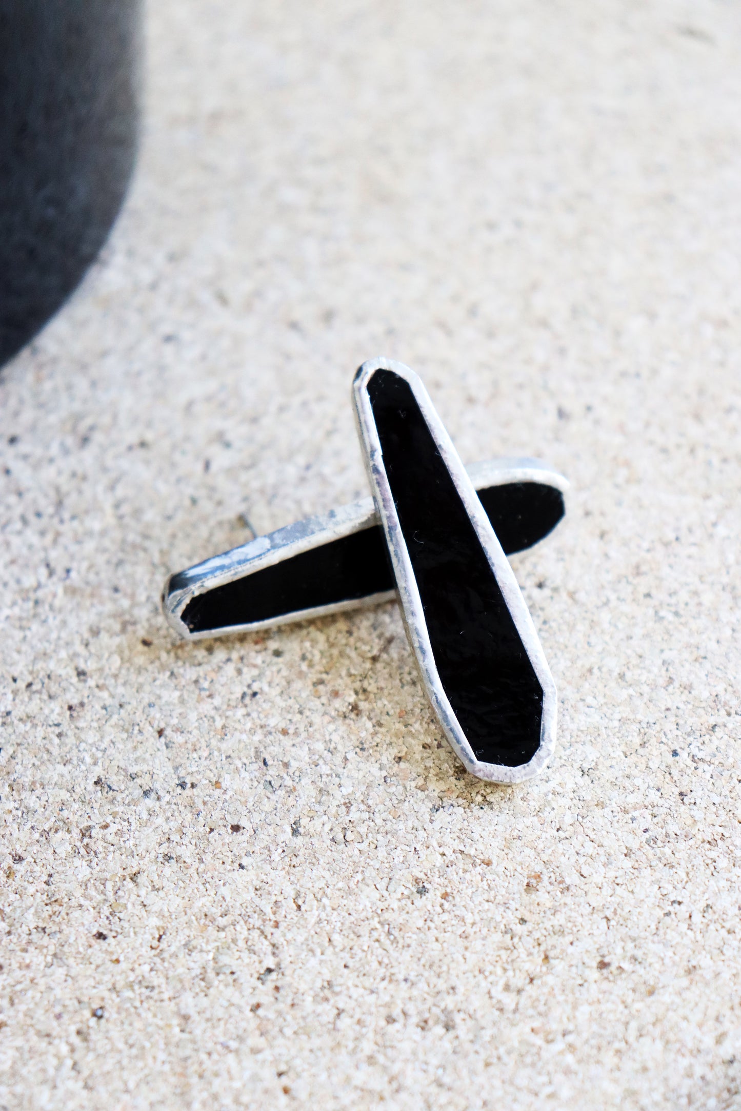 Oval earrings