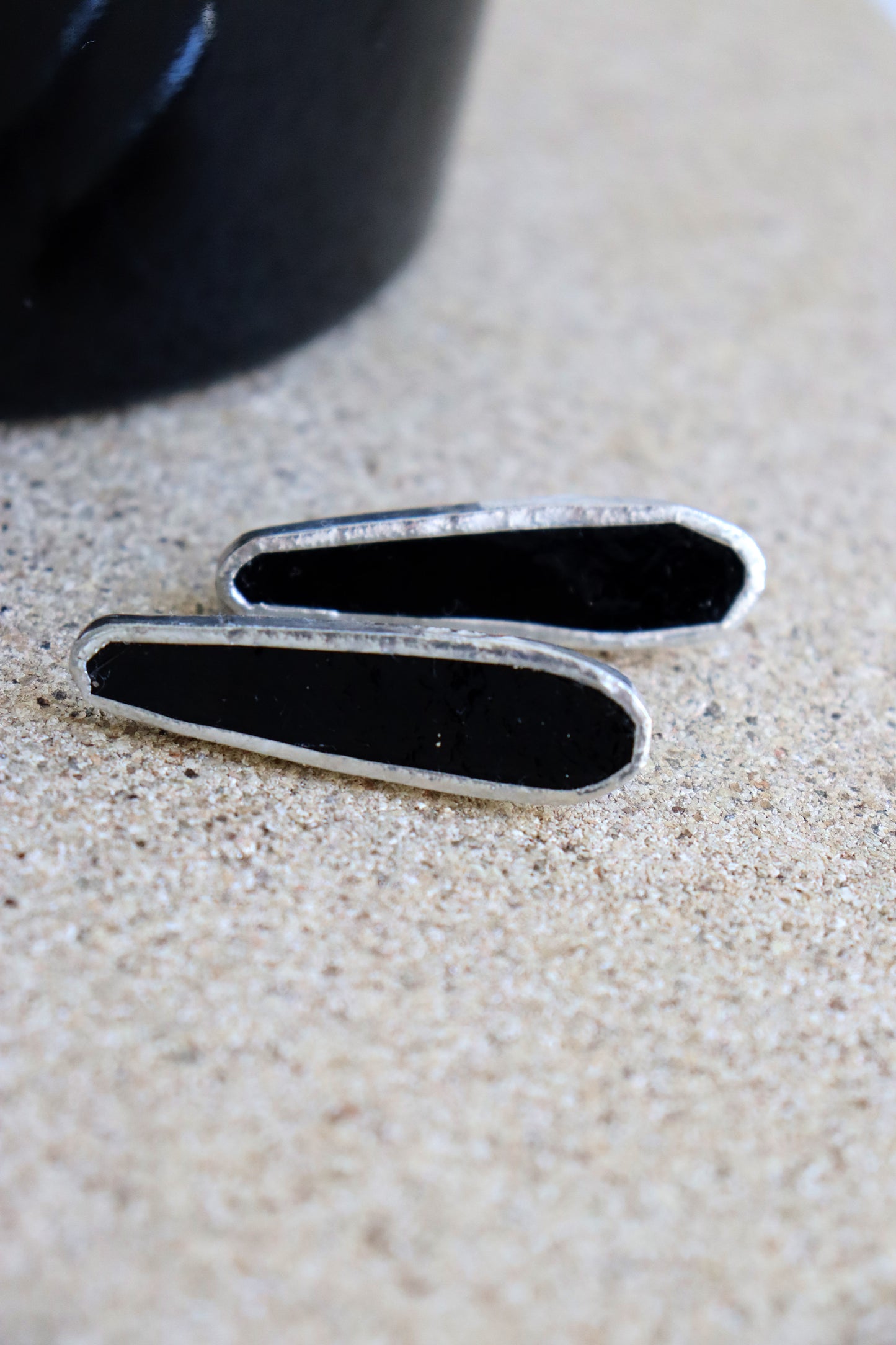Oval earrings