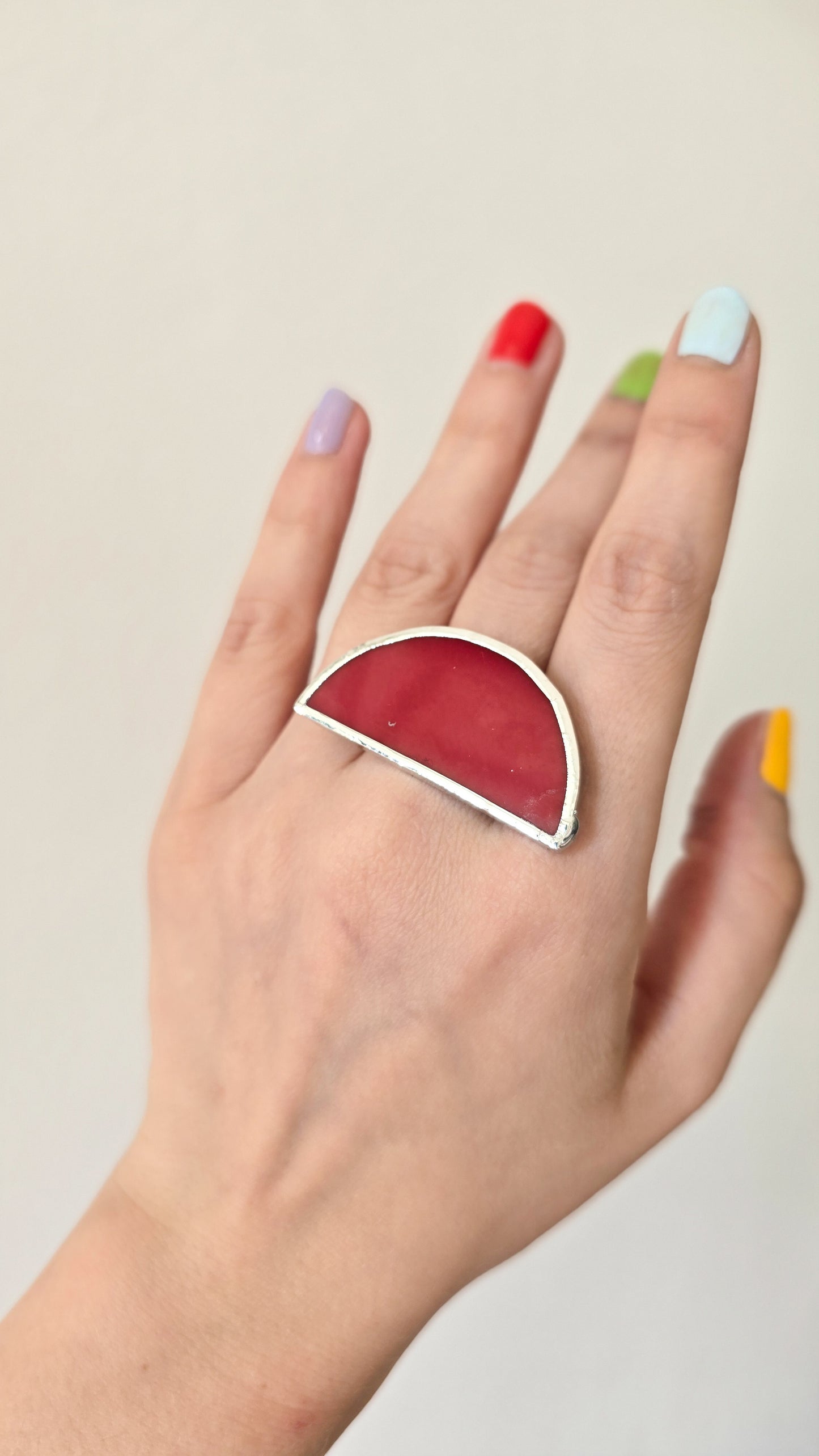 Semicircle rings