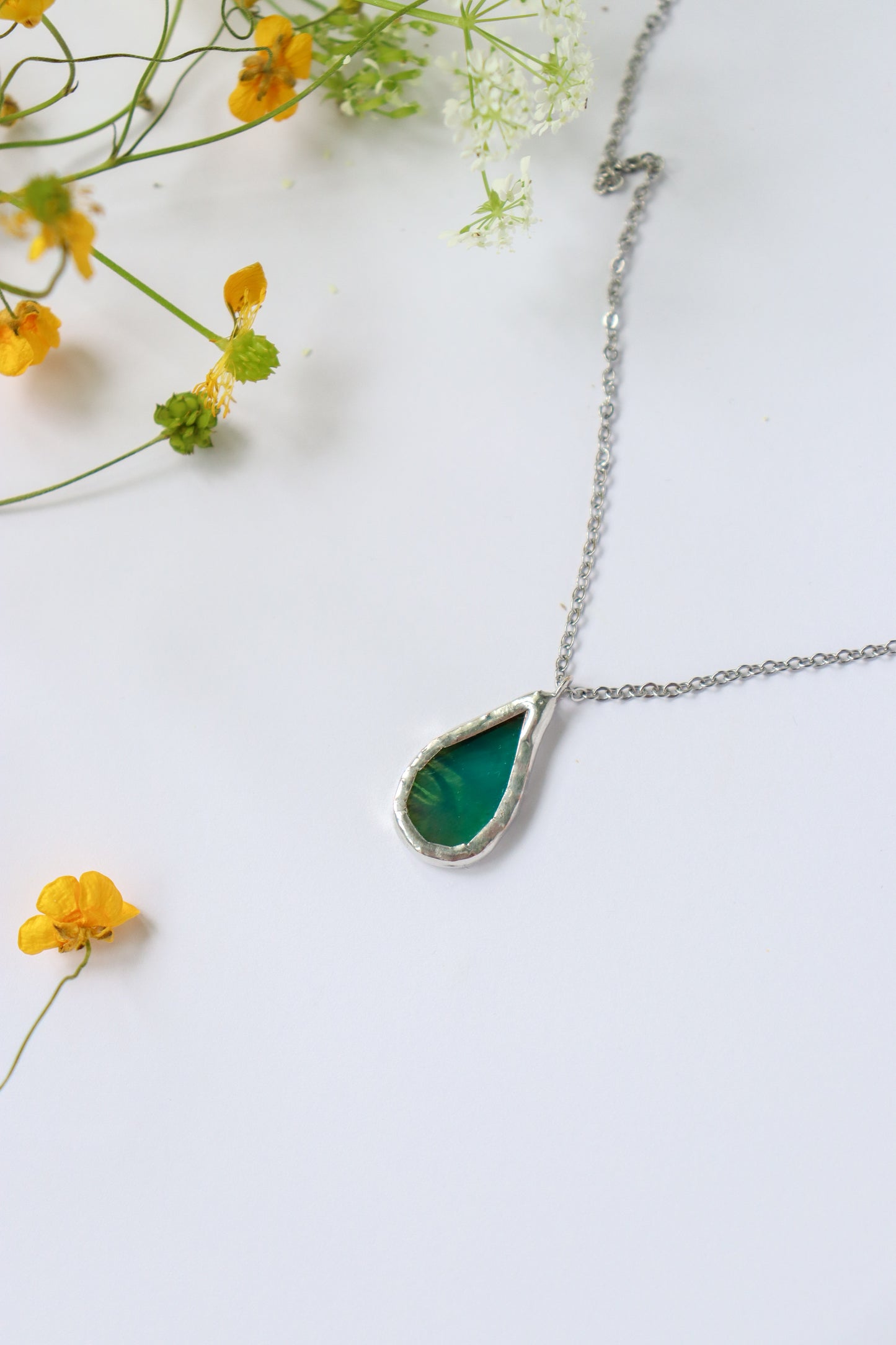 Droplet necklaces