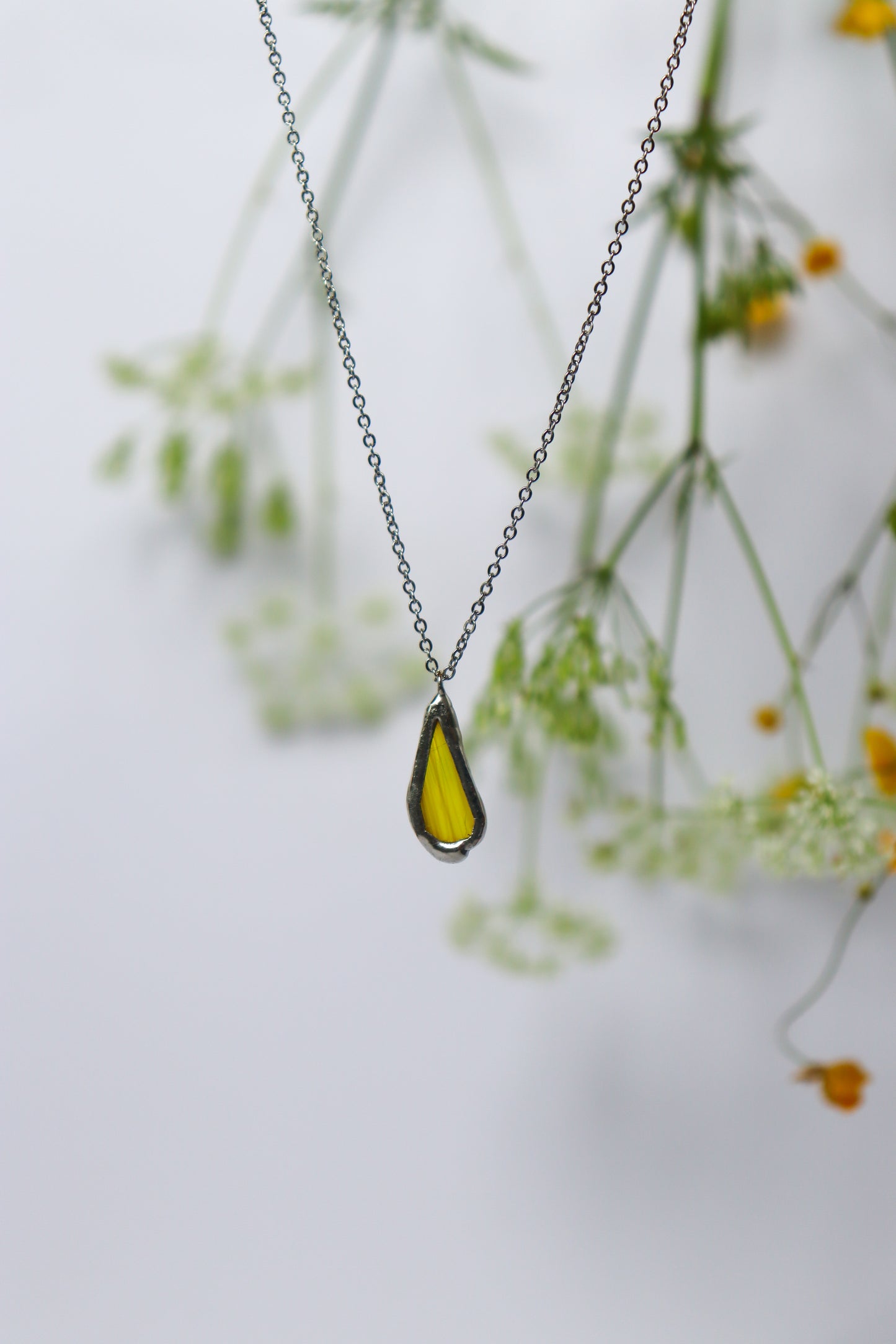 Droplet necklaces