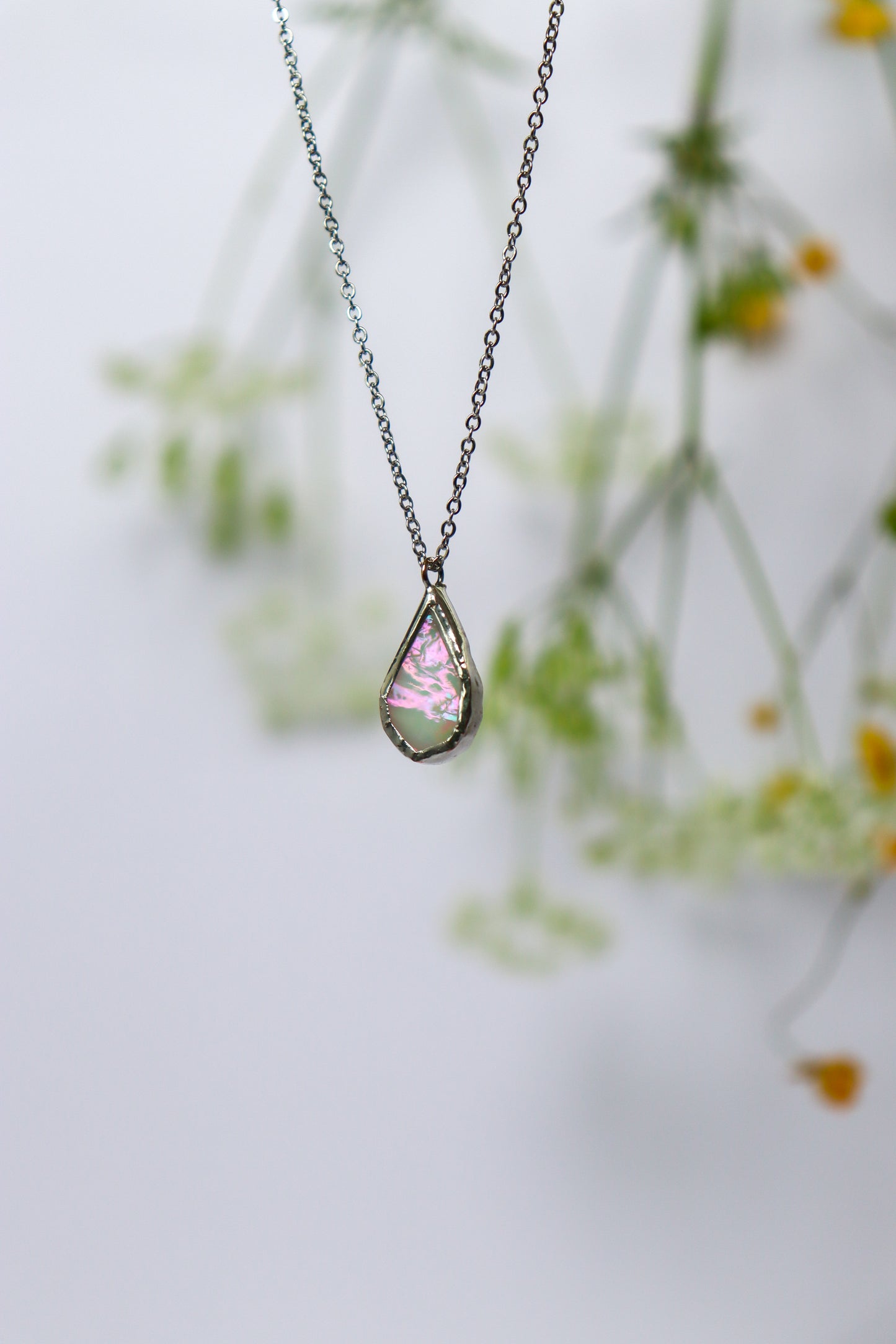 Droplet necklaces