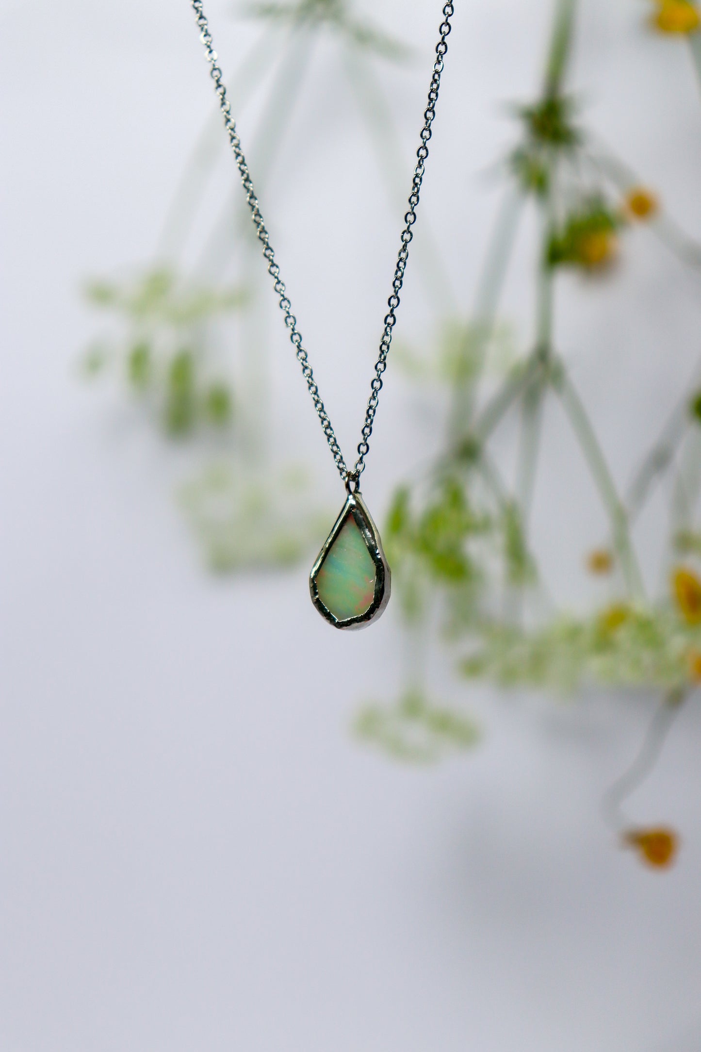 Droplet necklaces