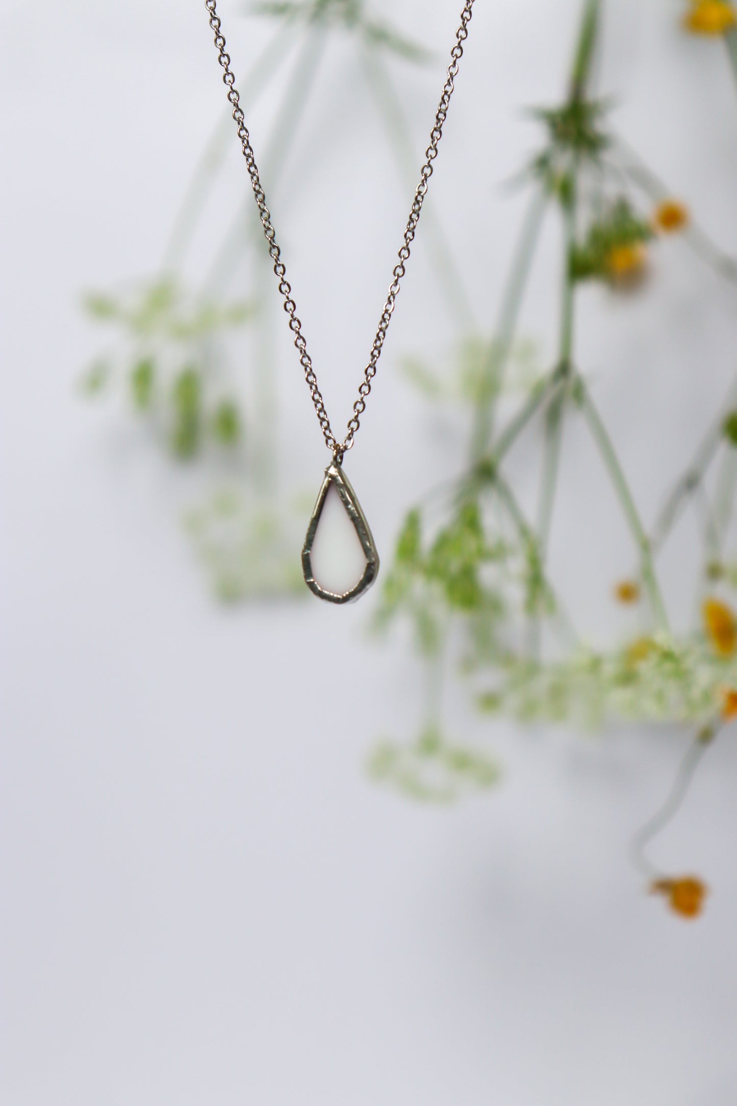 Droplet necklaces