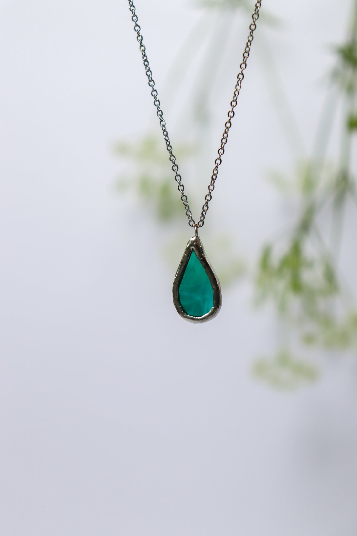 Droplet necklaces