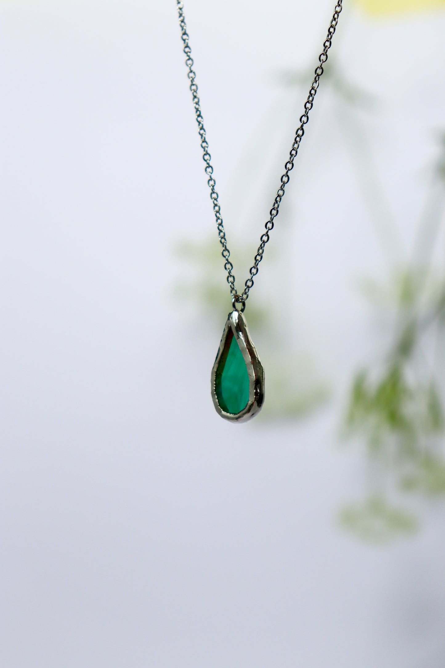 Droplet necklaces
