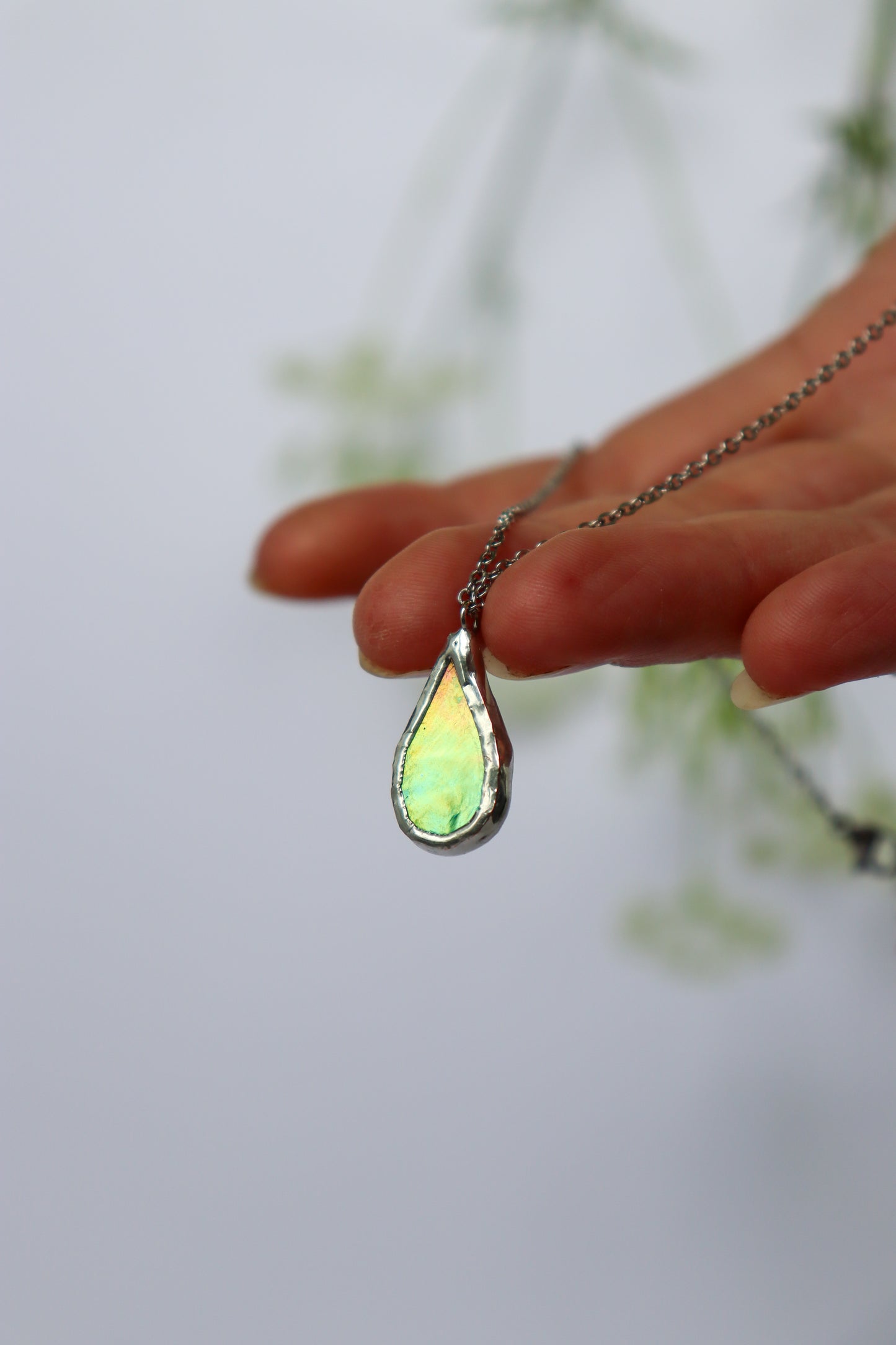 Droplet necklaces