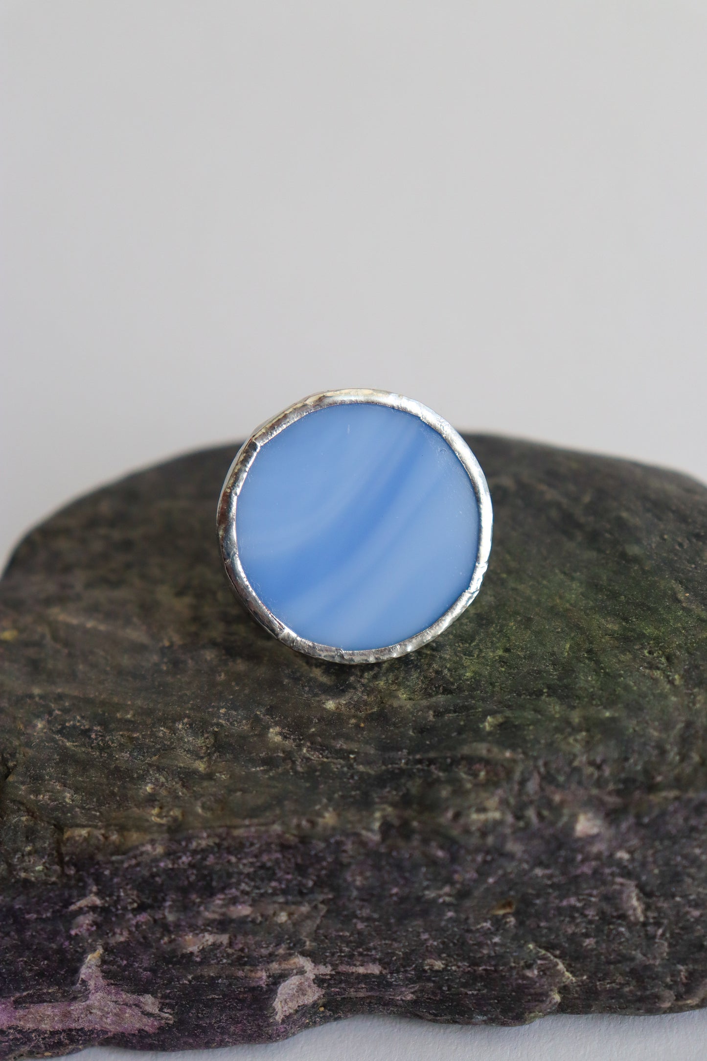 Sky blue circle rings