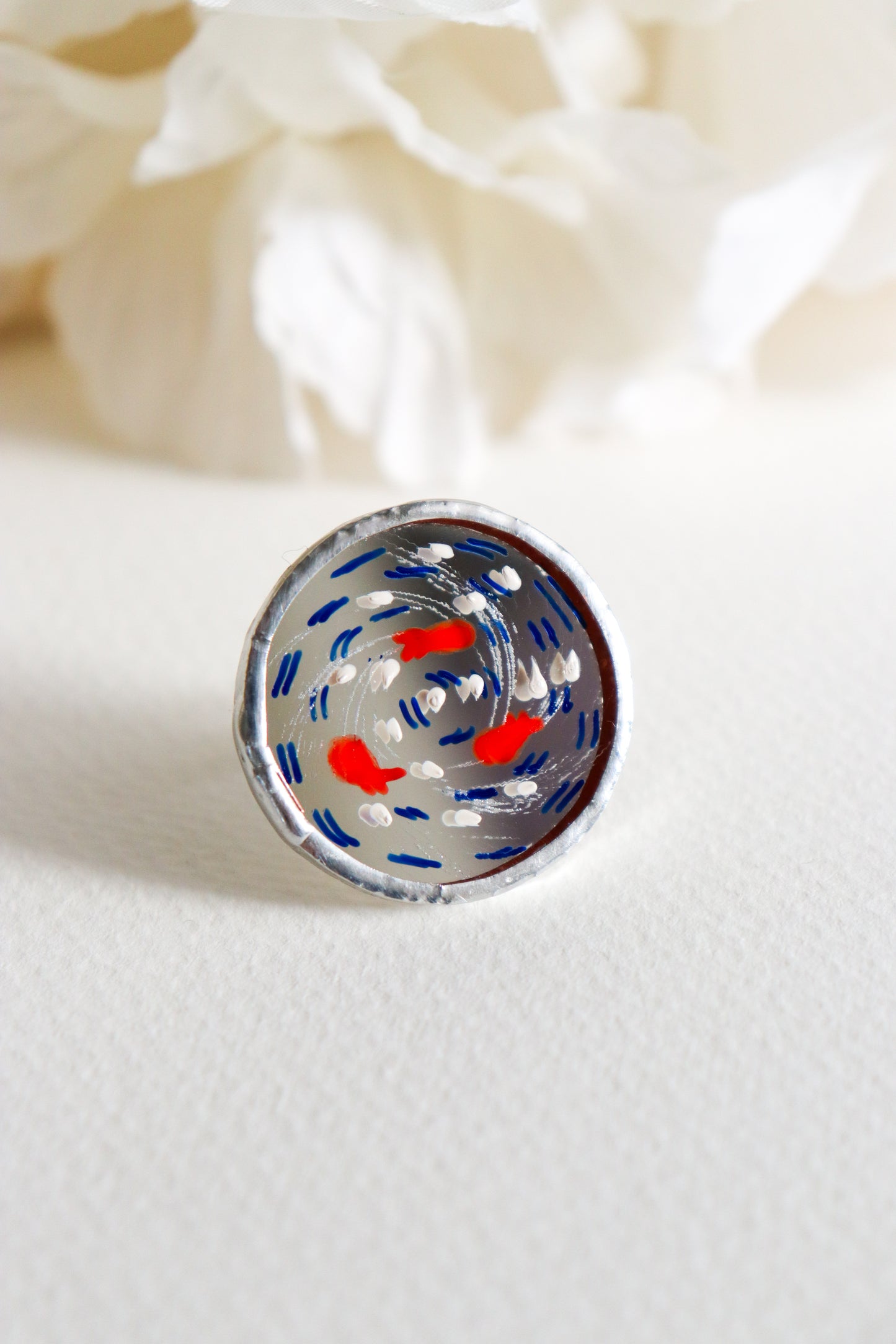 Circle rings / Painted Mirror