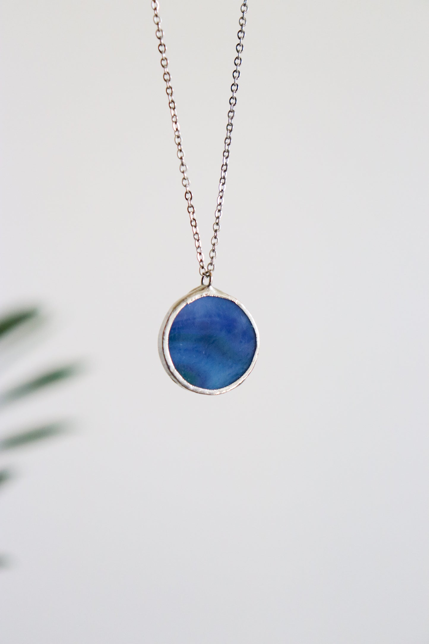 Circle necklaces / Blue