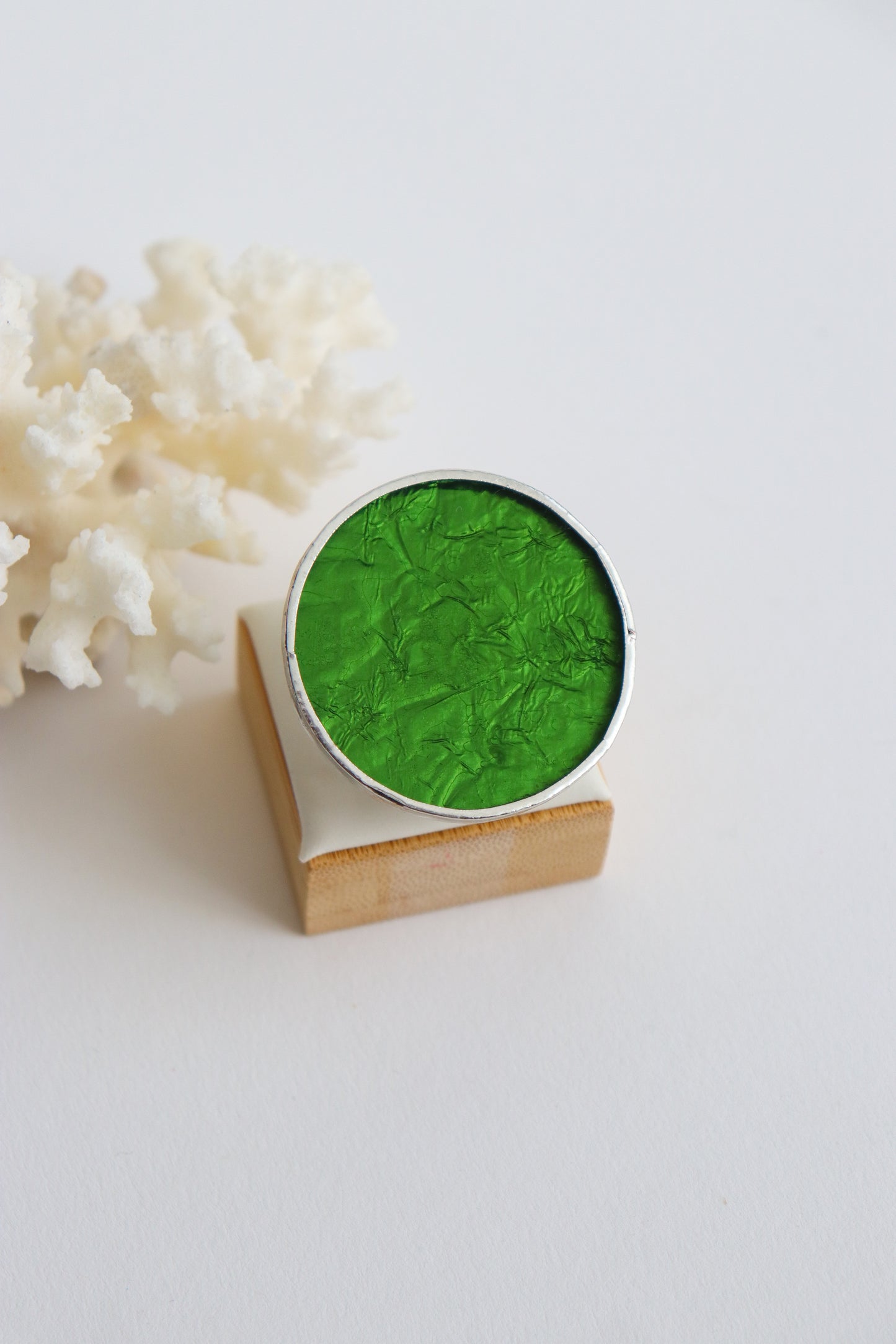 Circle rings / Grass green