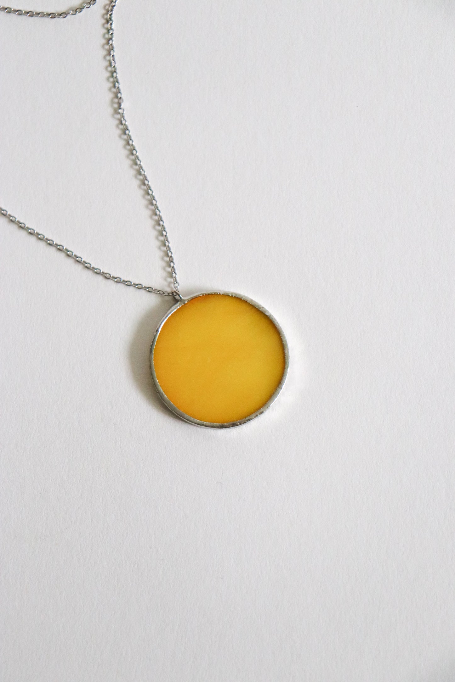 Circle necklaces / Yellow