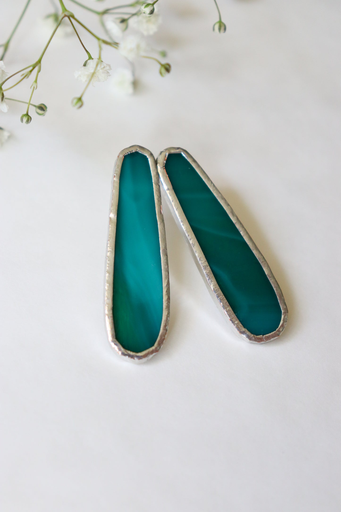 Oval earrings