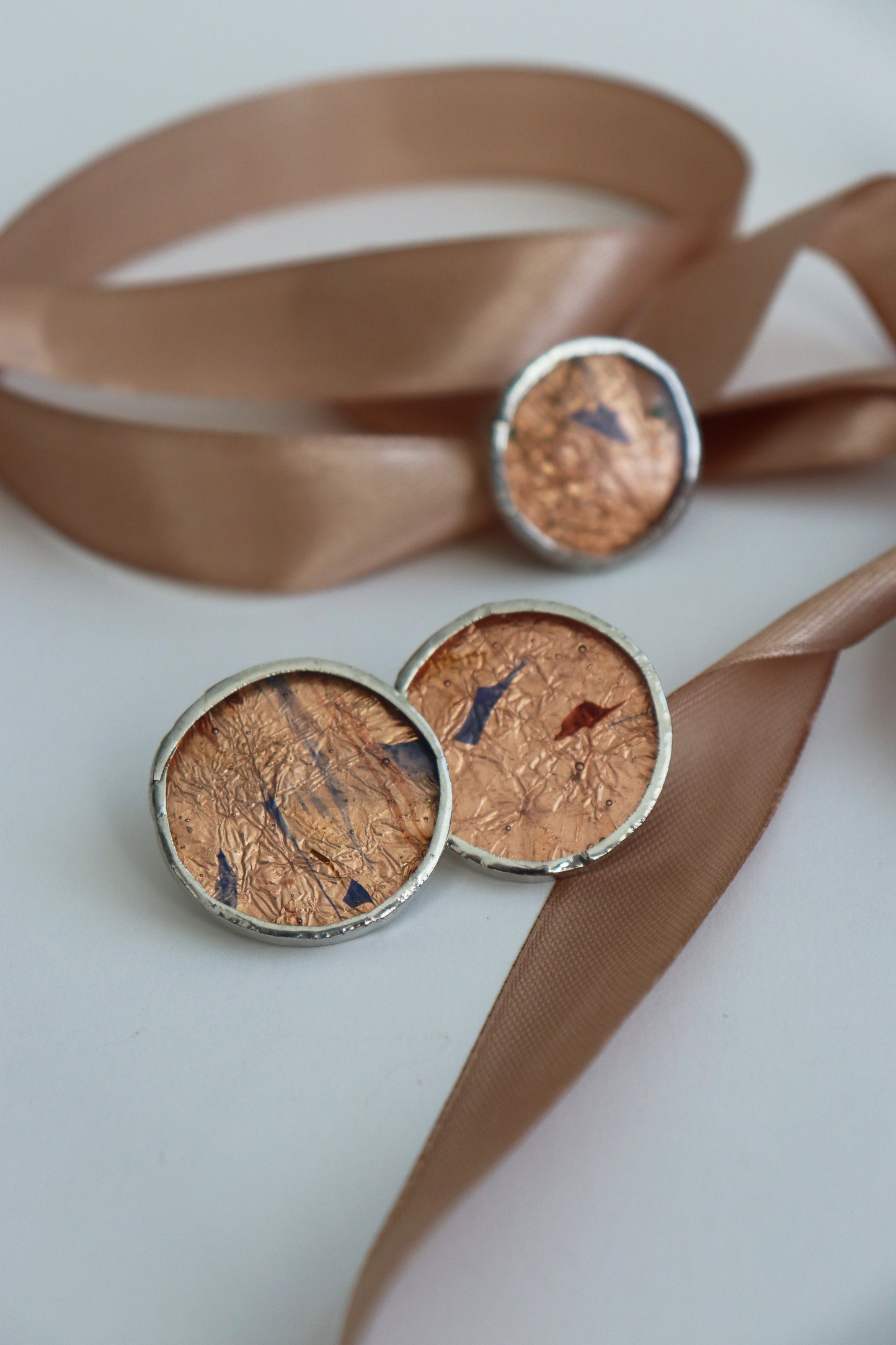 Copper circle rings