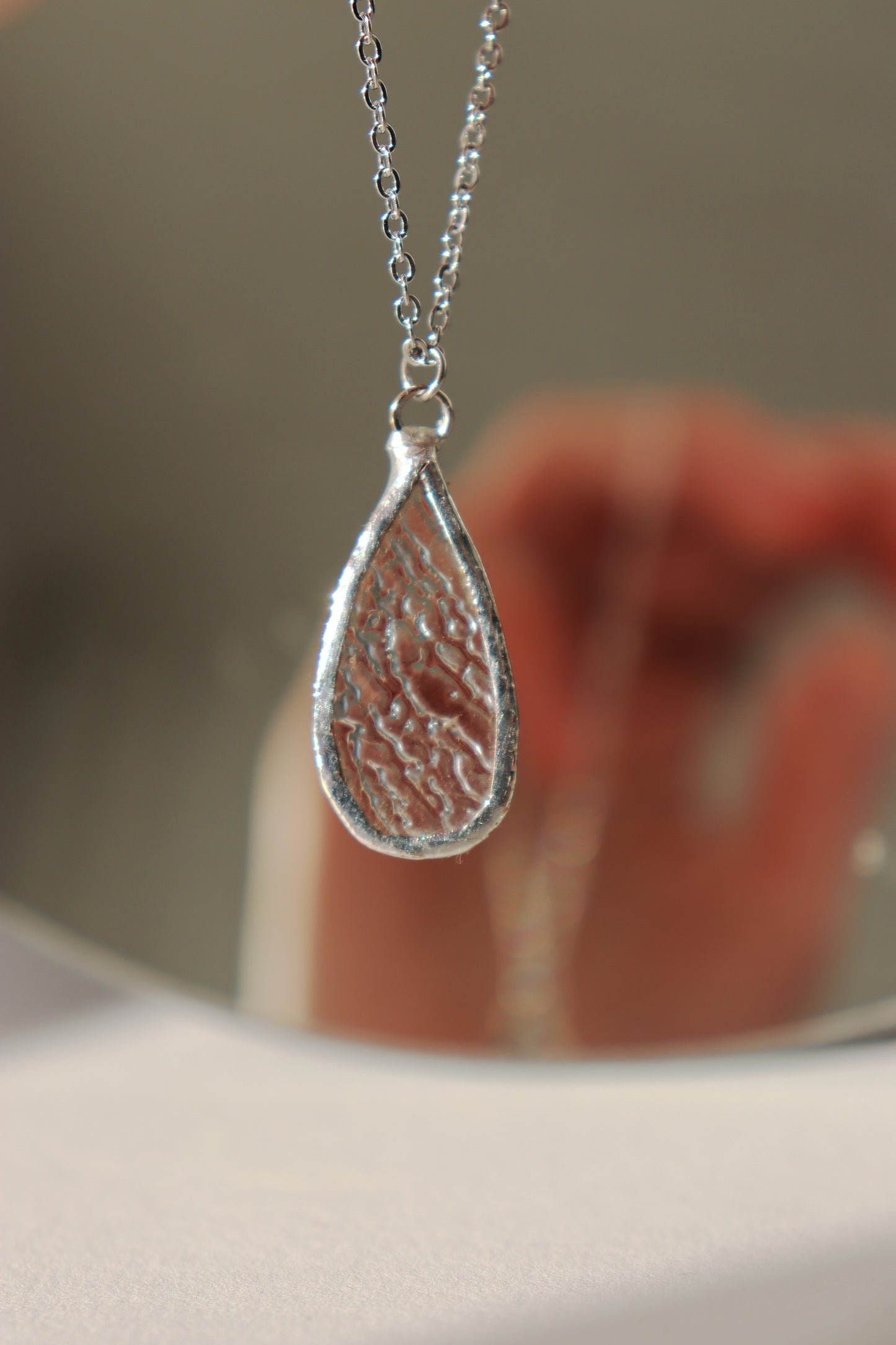 Droplet necklaces