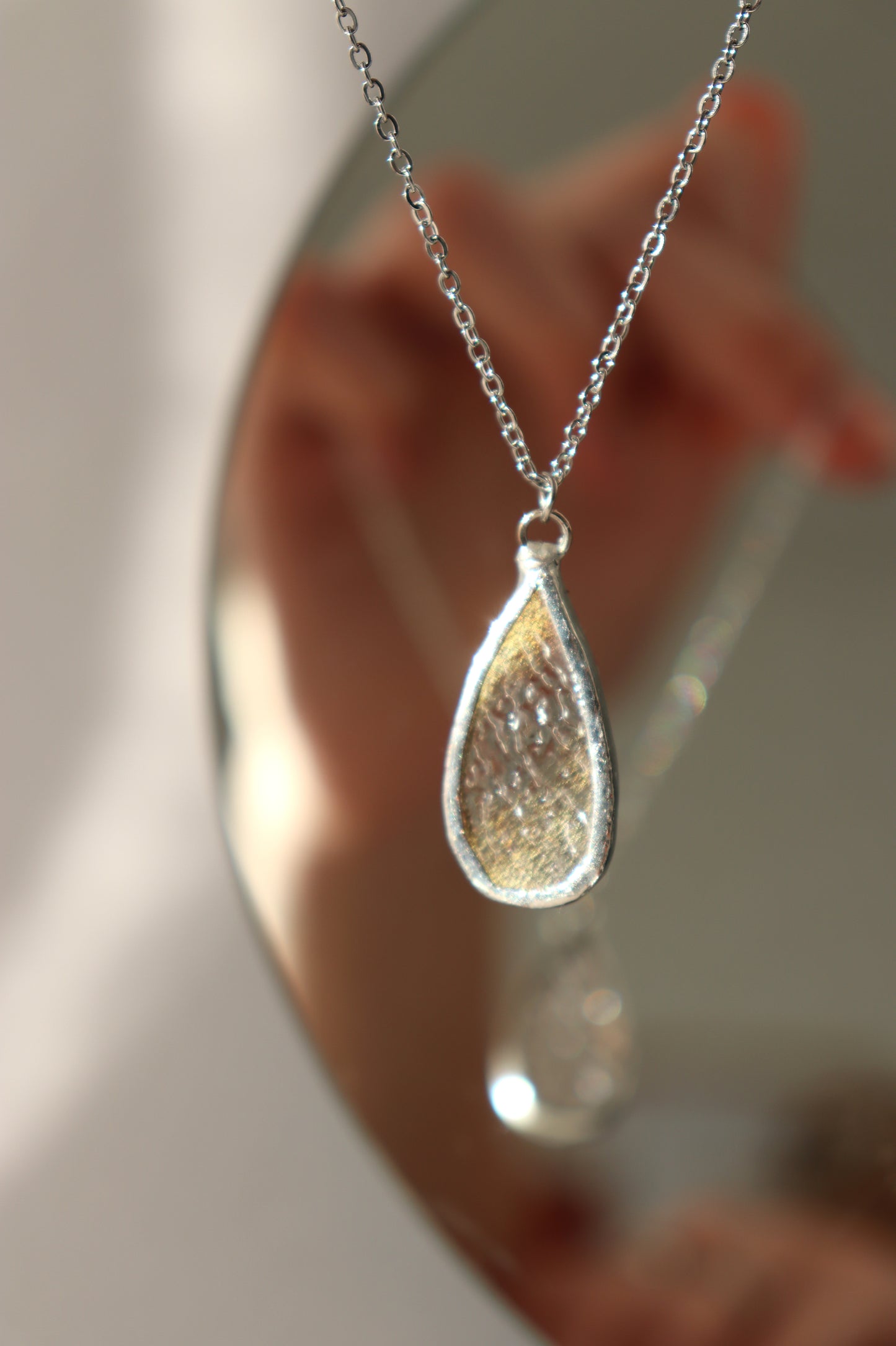 Droplet necklaces