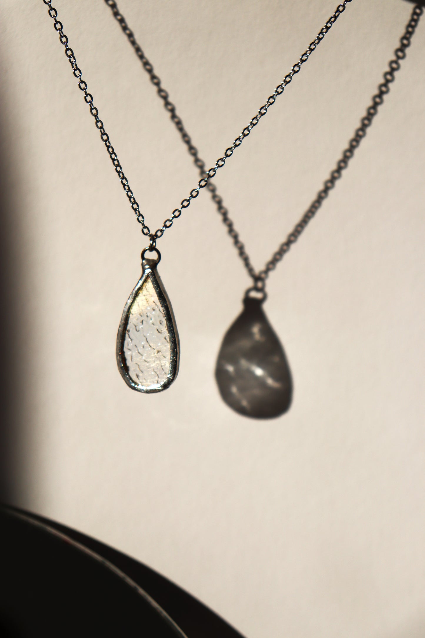 Droplet necklaces