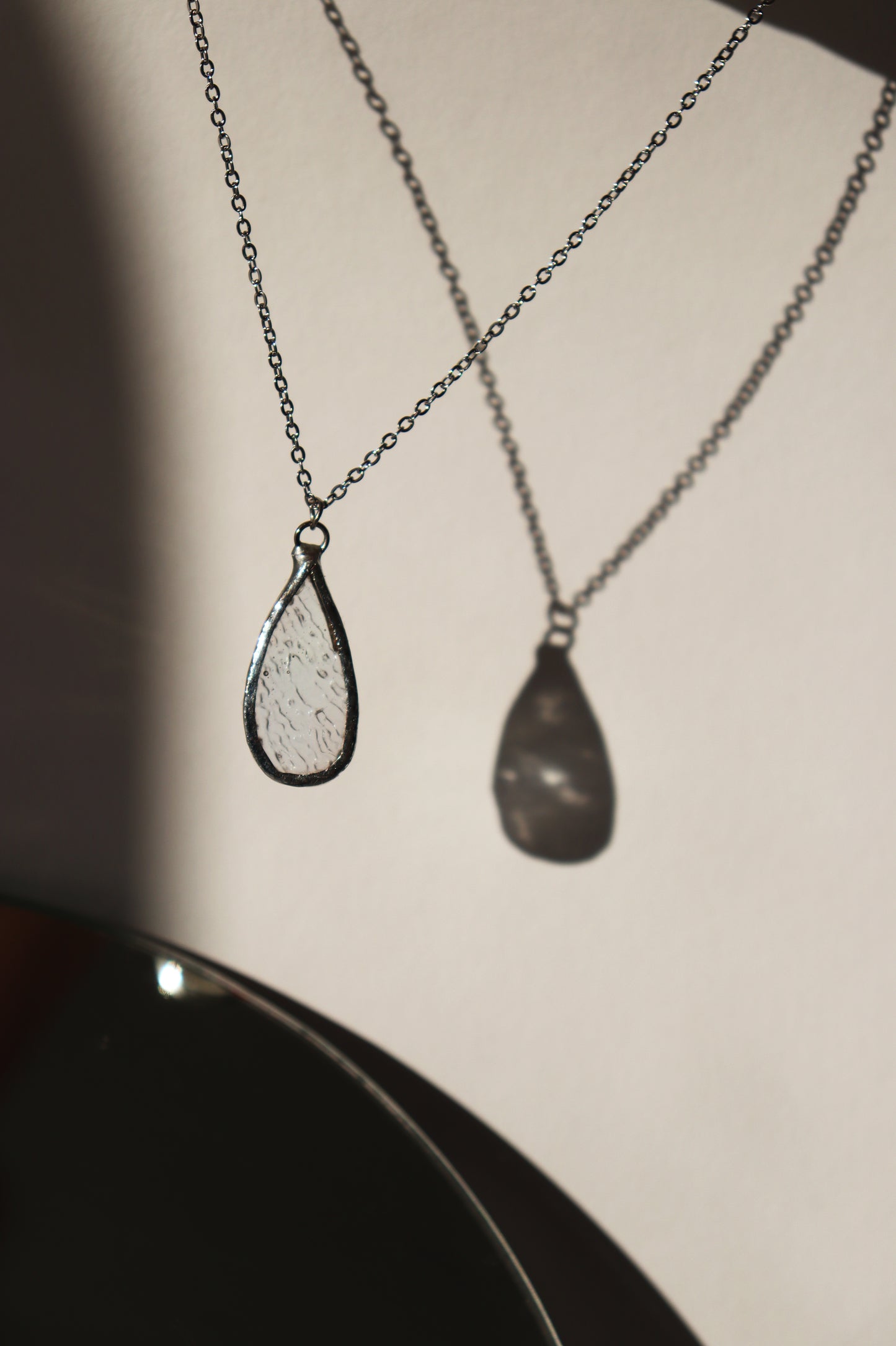 Droplet necklaces