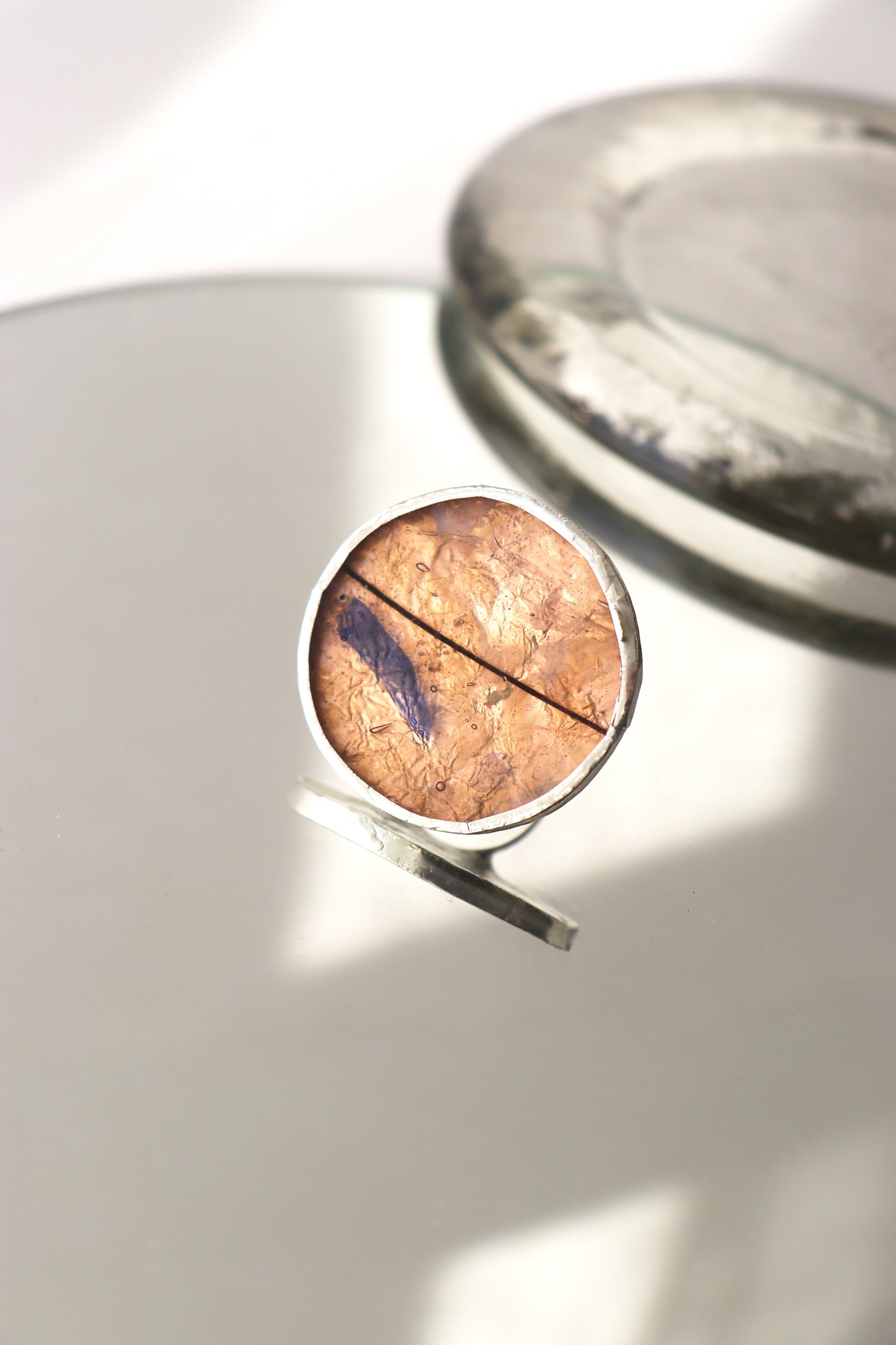 Copper circle rings