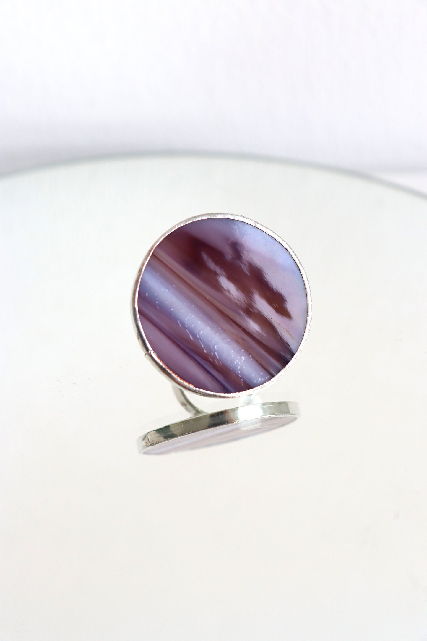 Large circle rings / Purple