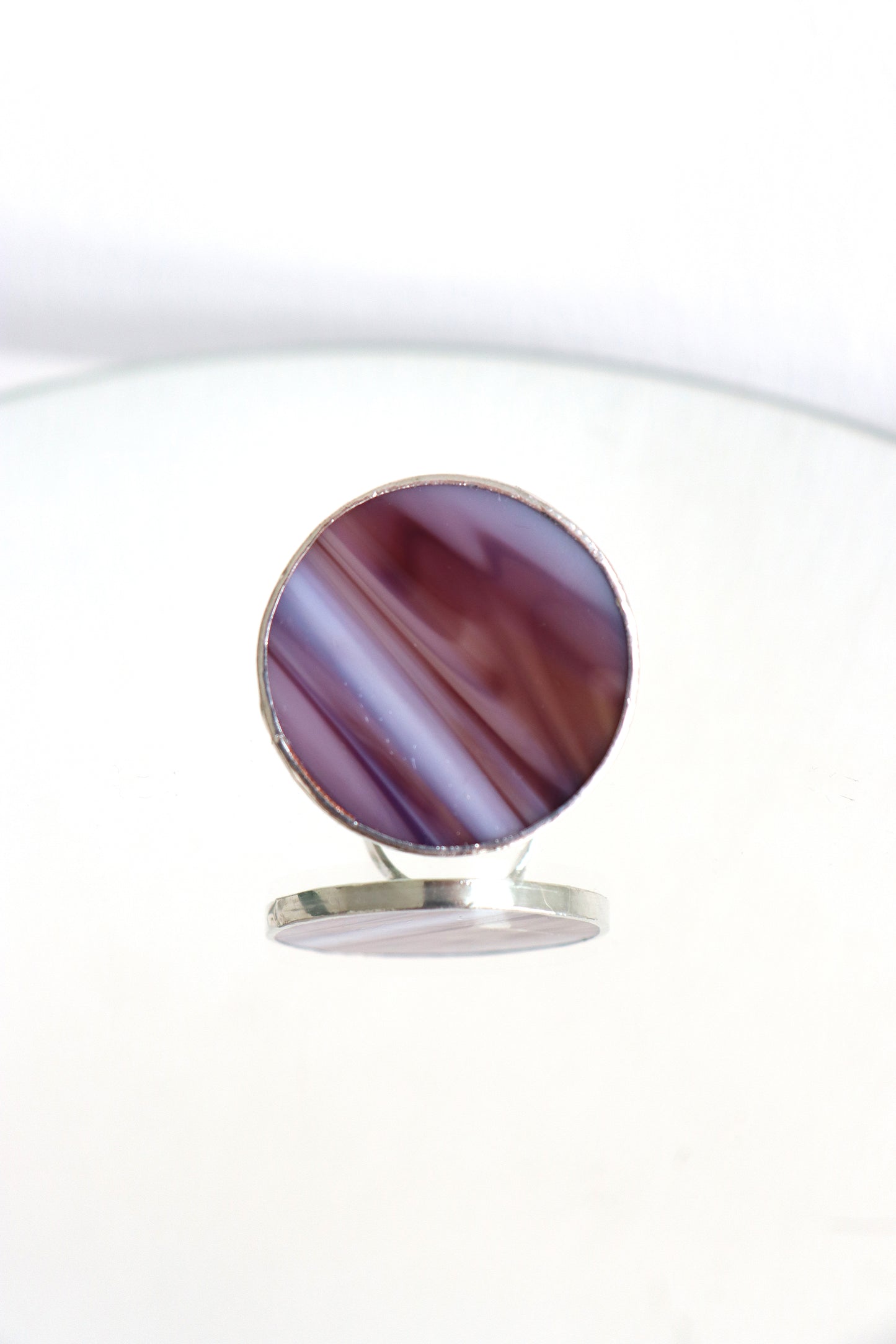 Large circle rings / Purple