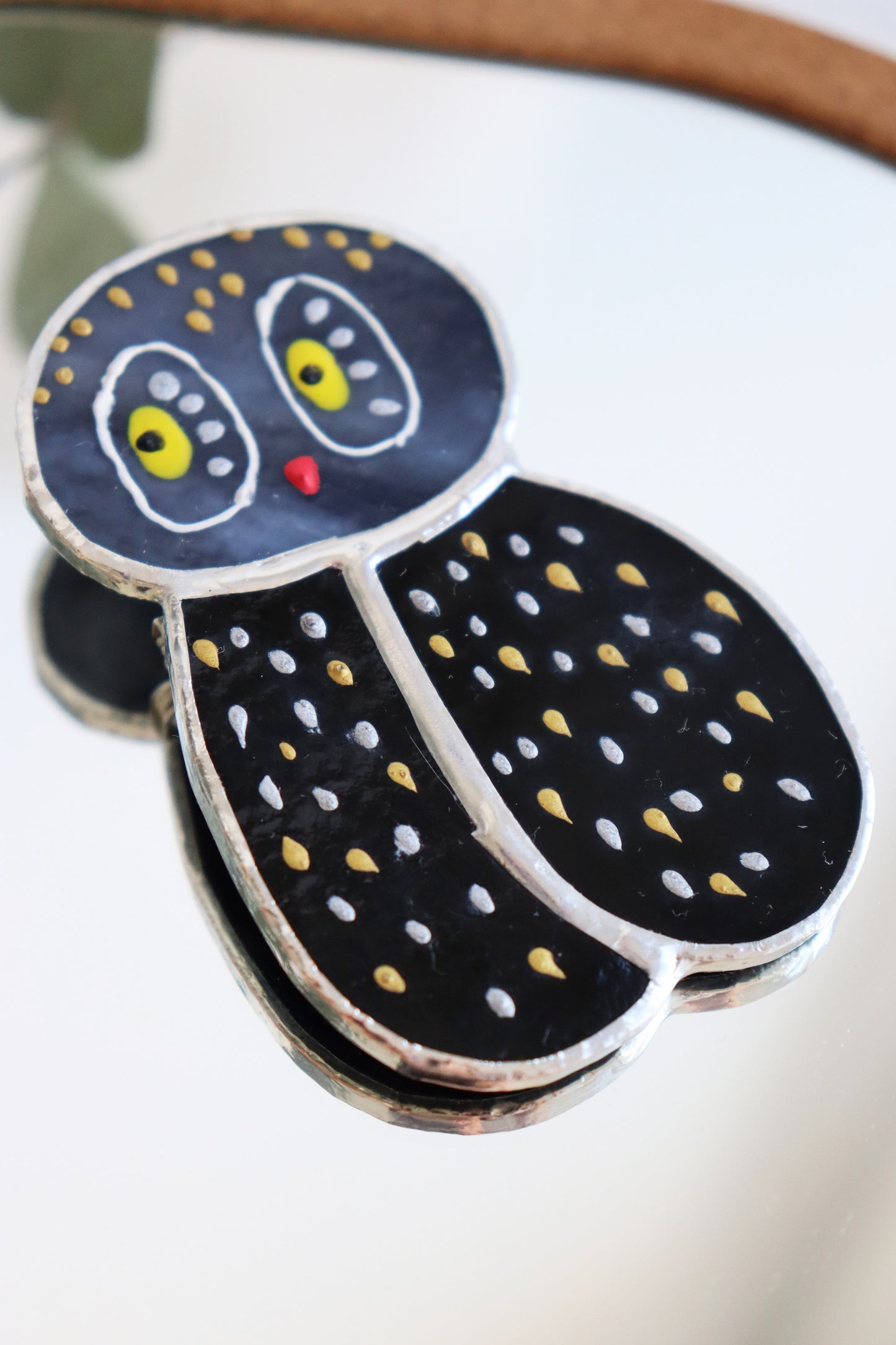 Owl brooch