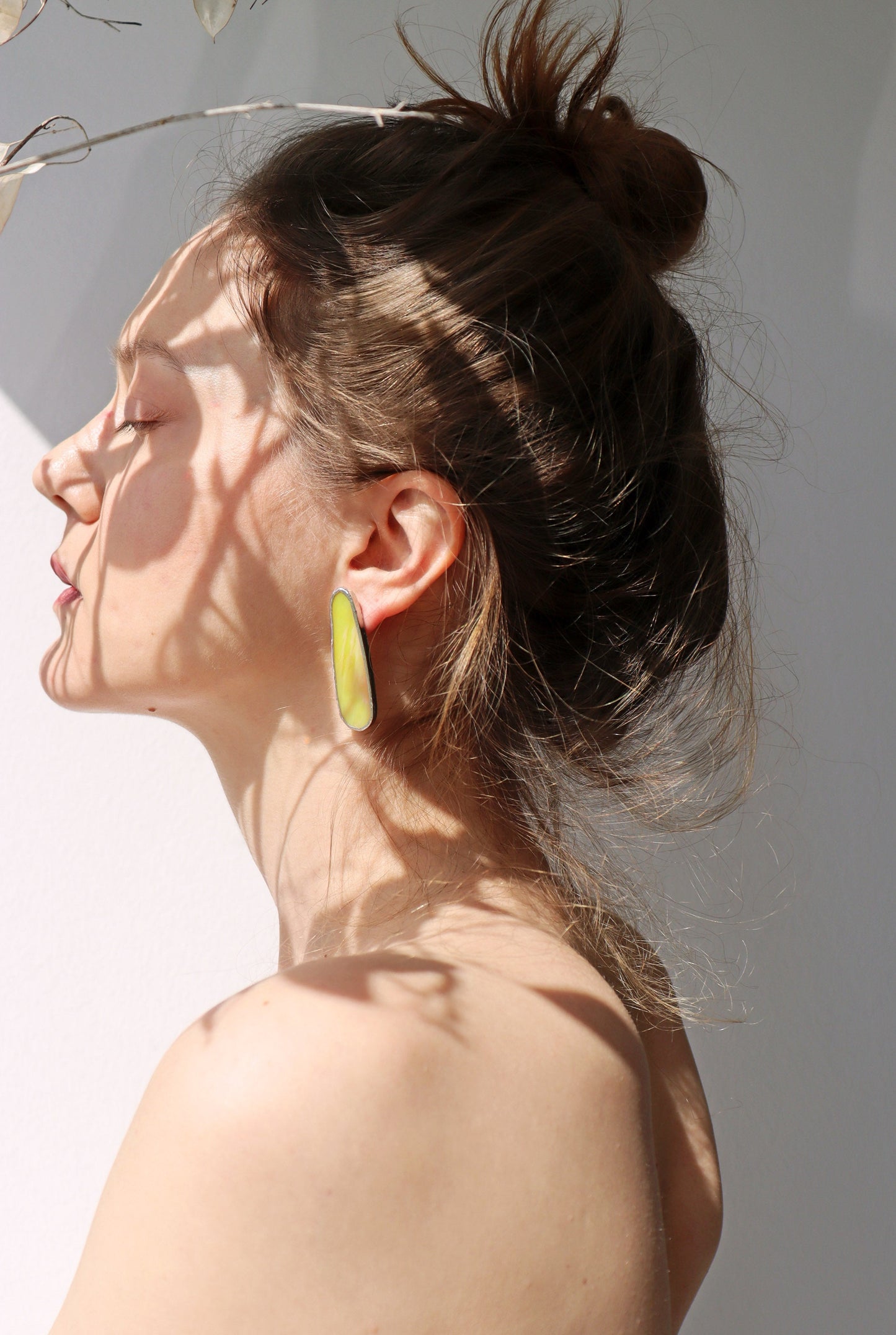 Oval earrings