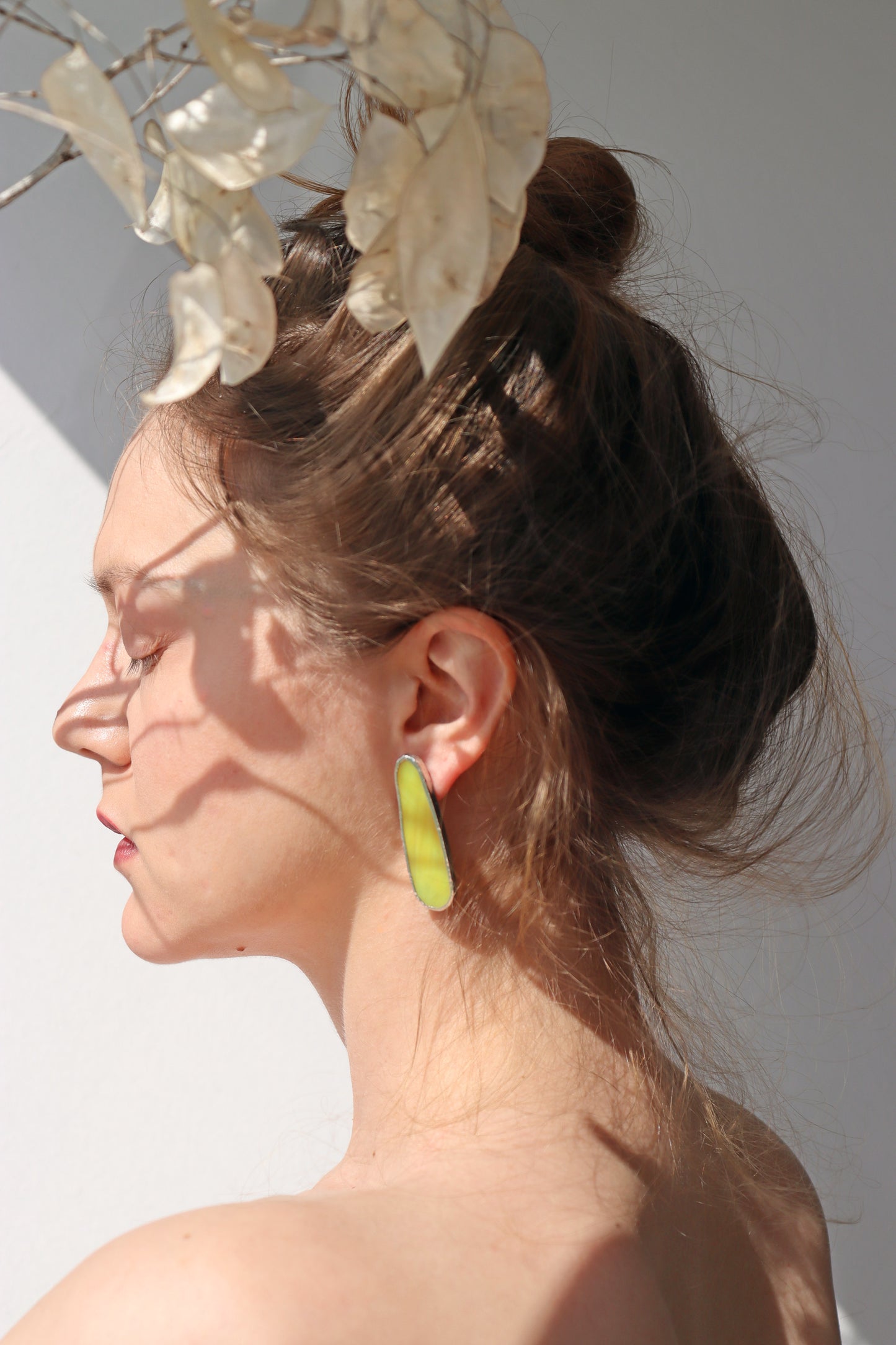 Oval earrings