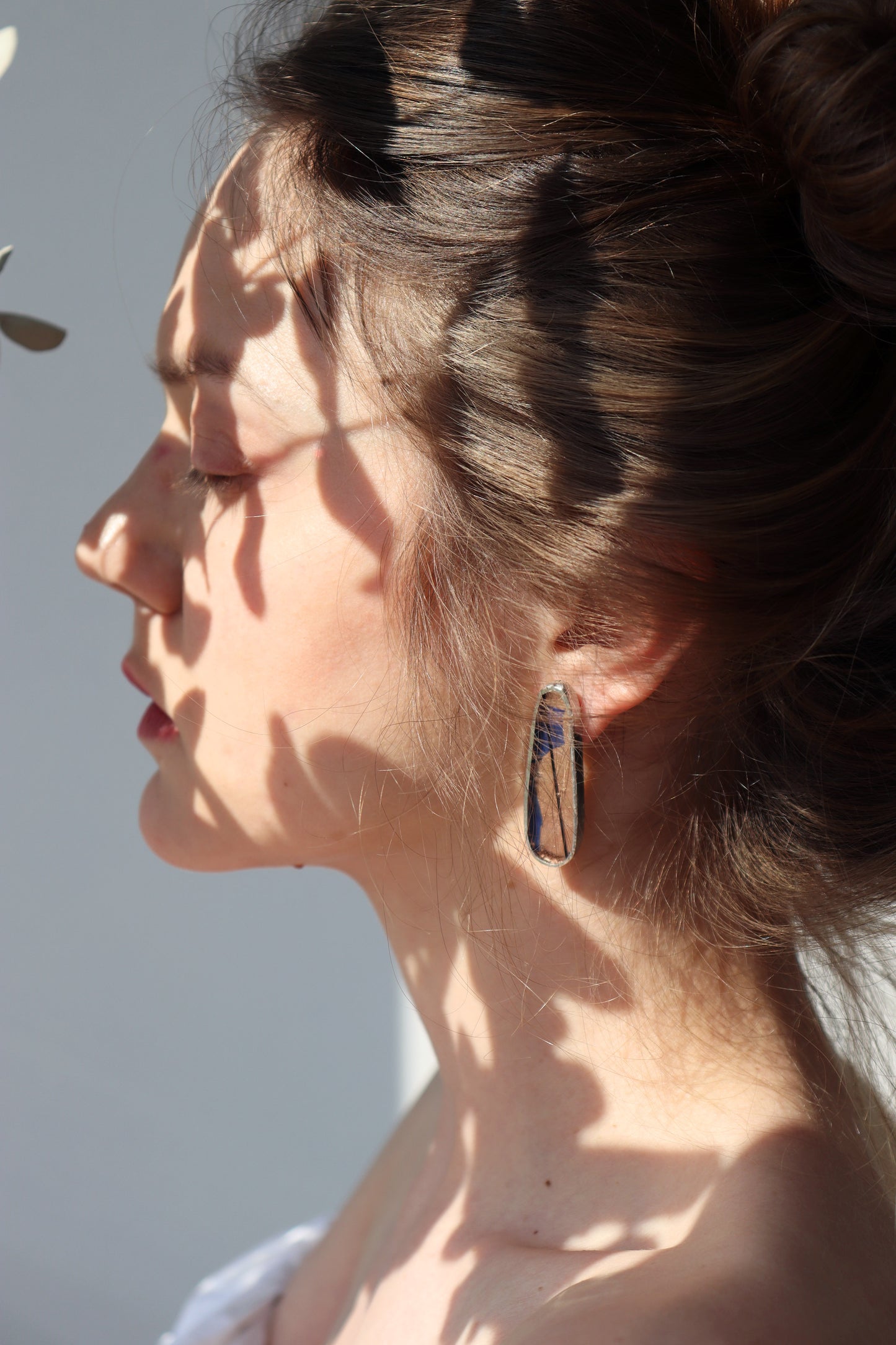 Oval earrings