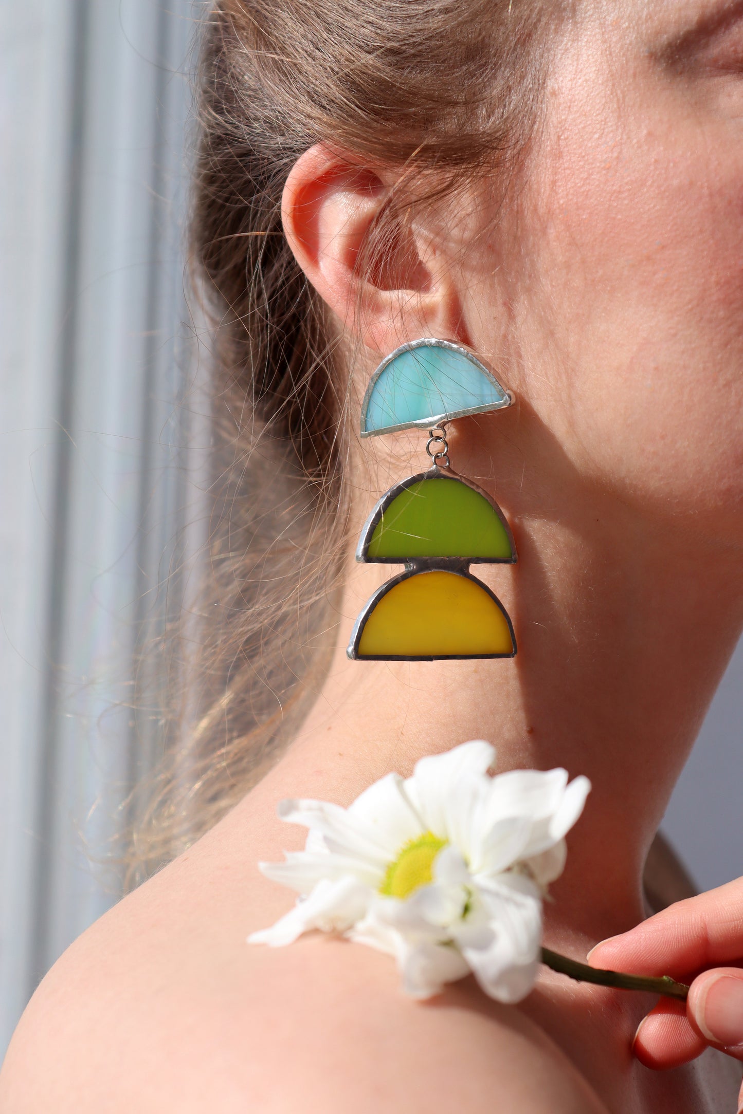 Echo large earrings