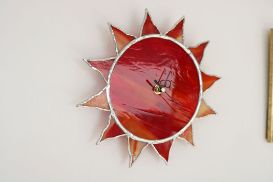 Wall clock / Red sun SALE