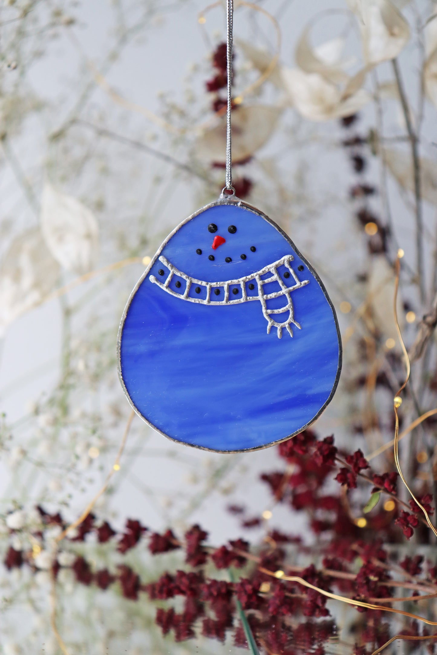 Chubby snowman / Blue