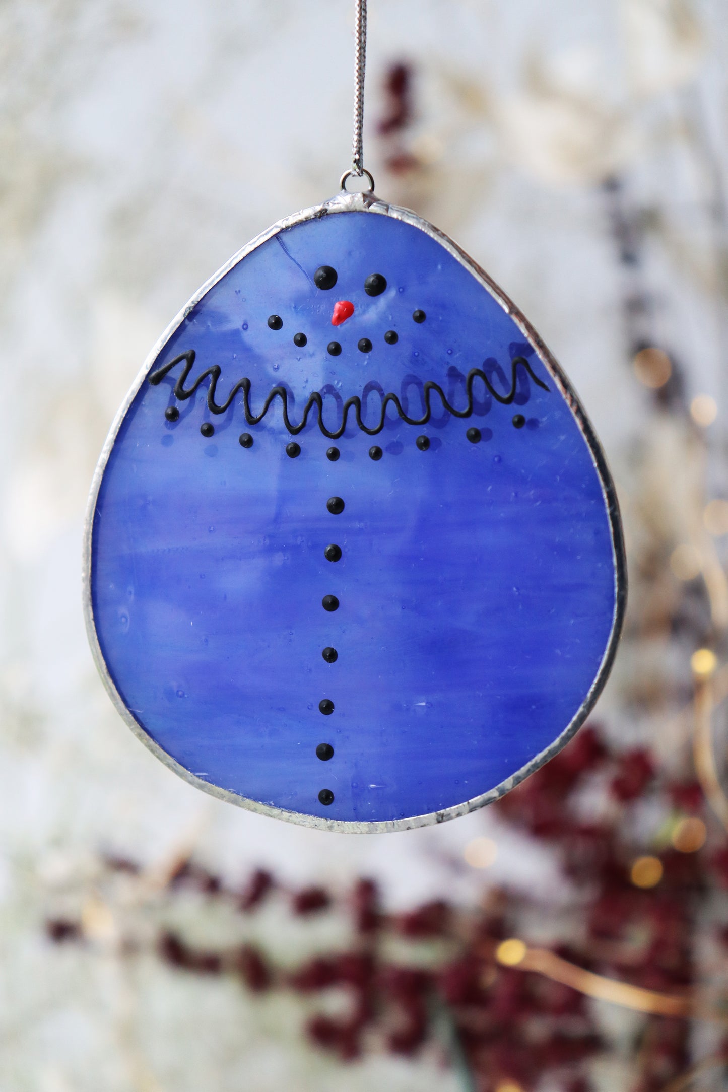 Chubby snowman / Blue