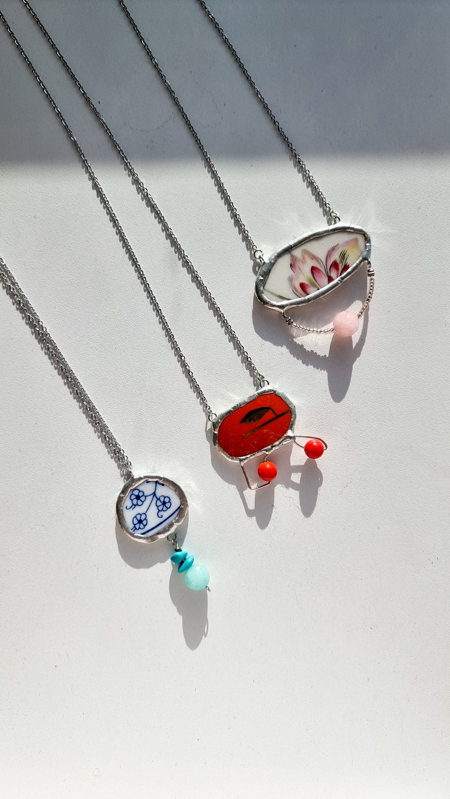 Porcelain necklaces