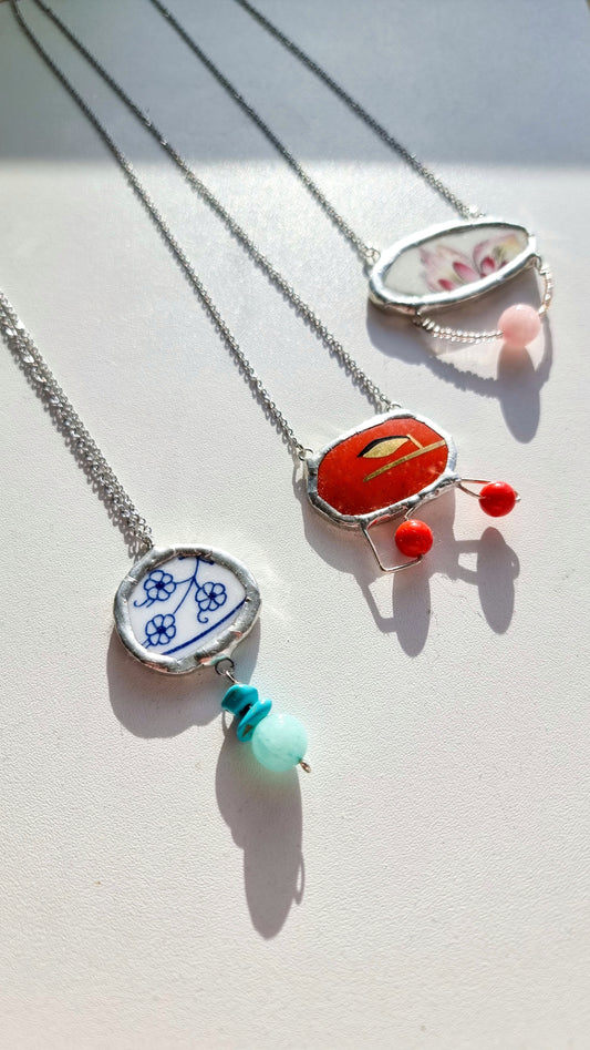 Porcelain necklaces