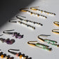 Semi-precious earrings