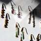 Semi-precious earrings