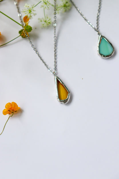 Droplet necklaces