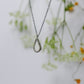 Droplet necklaces