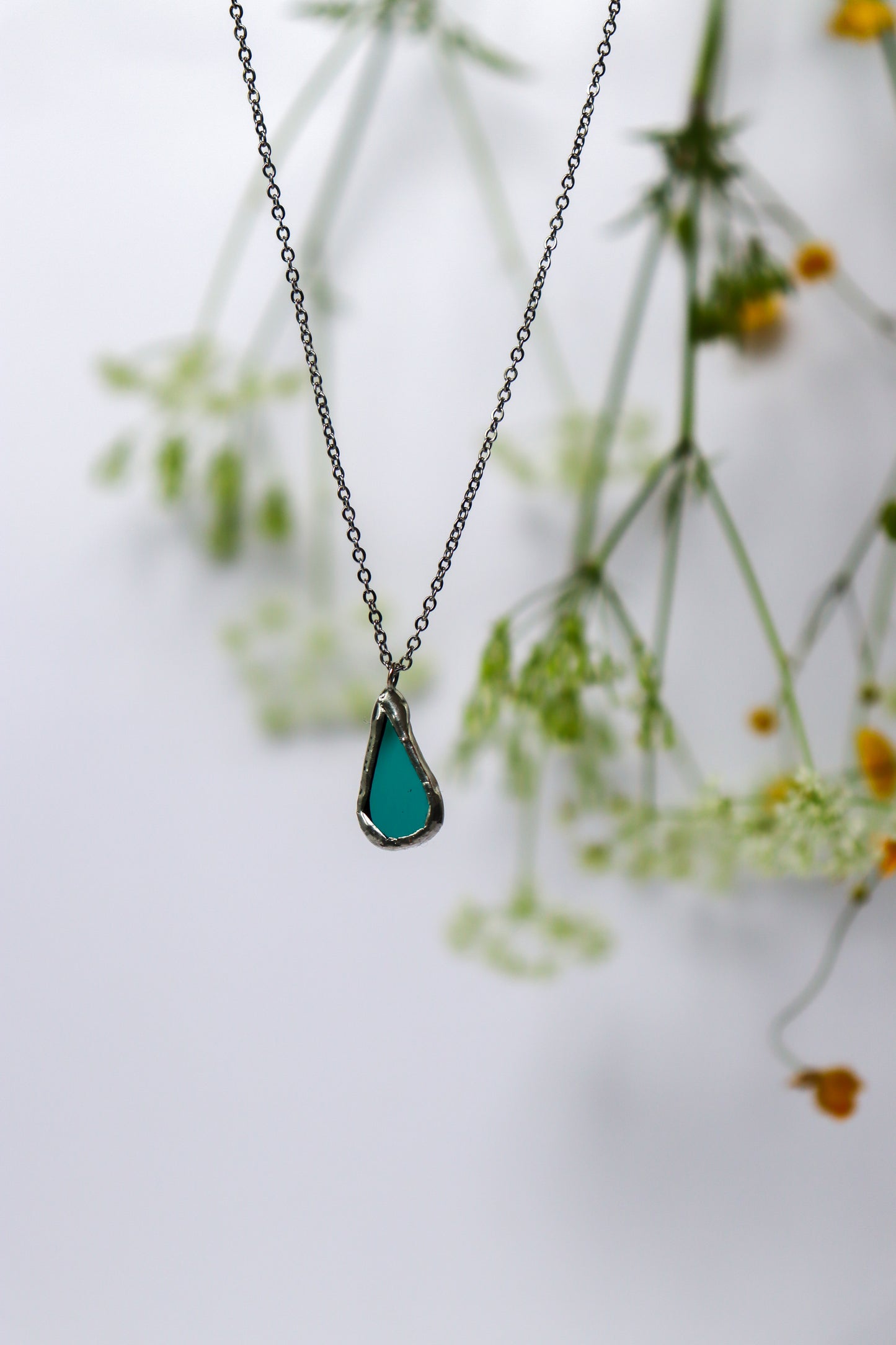 Droplet necklaces