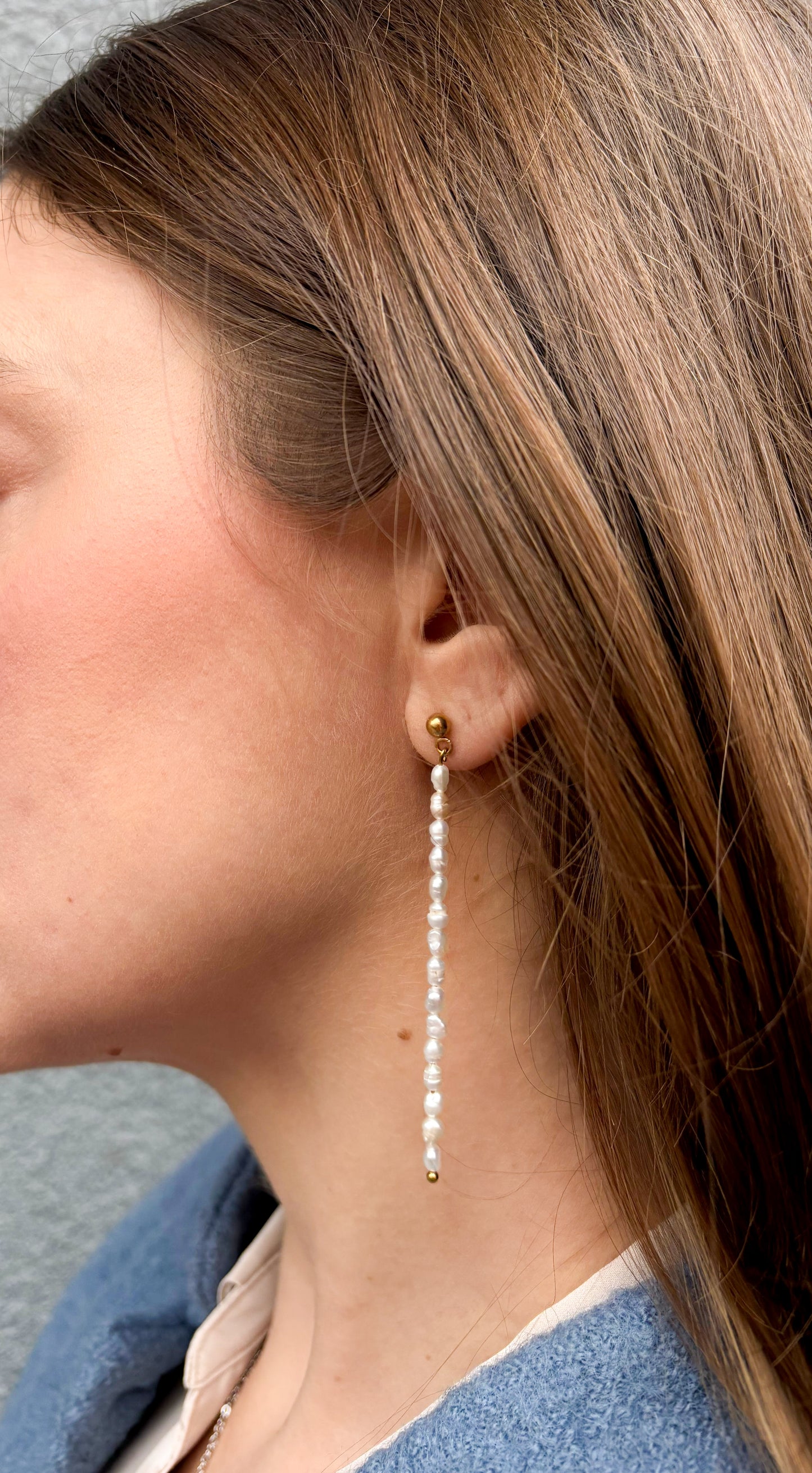 Pearl earrings