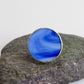 Cobalt blue circle rings