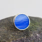 Cobalt blue circle rings