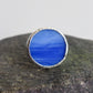Cobalt blue circle rings