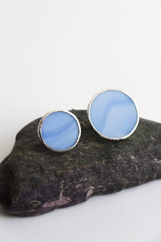 Sky blue circle rings