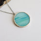 Circle necklaces / Light Turquoise