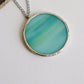 Circle necklaces / Light Turquoise